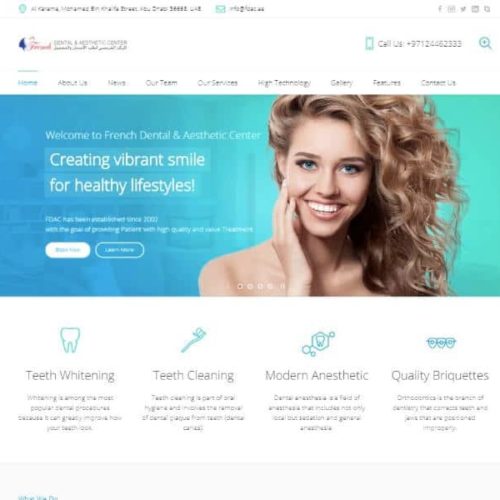 Website for Dental Clinic
