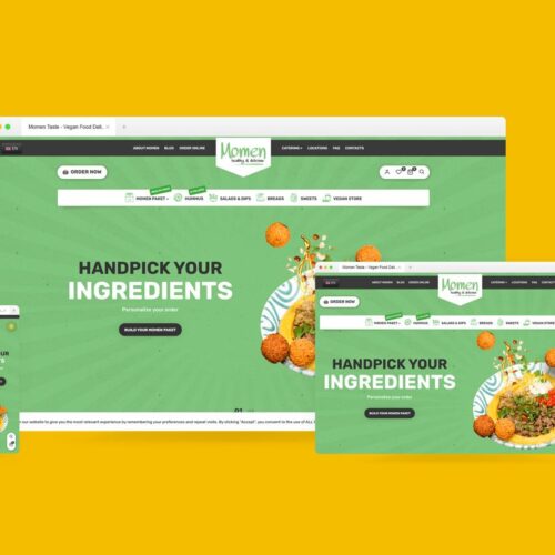 Website Design with Online Ordering for a Restaurant in Vienna
