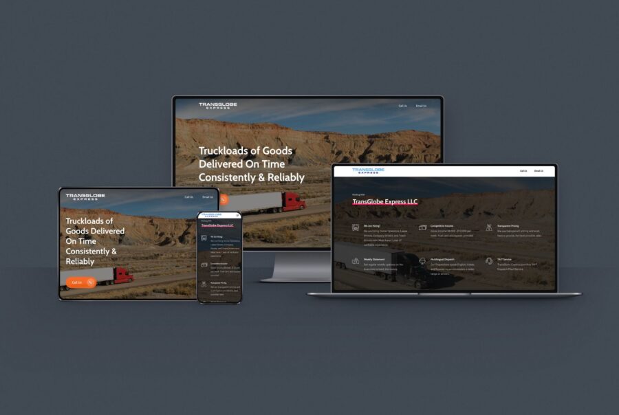 Work 11 Website For Transportation Company