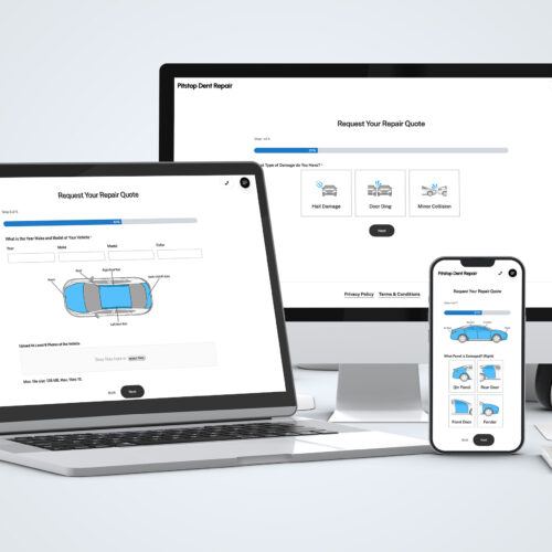 Website With a Multi-step Quote Tool